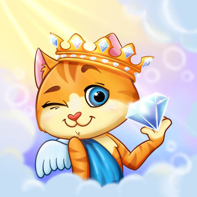 Магнит-кристалл синий